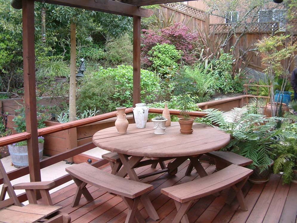 Redwood Patio and Deck