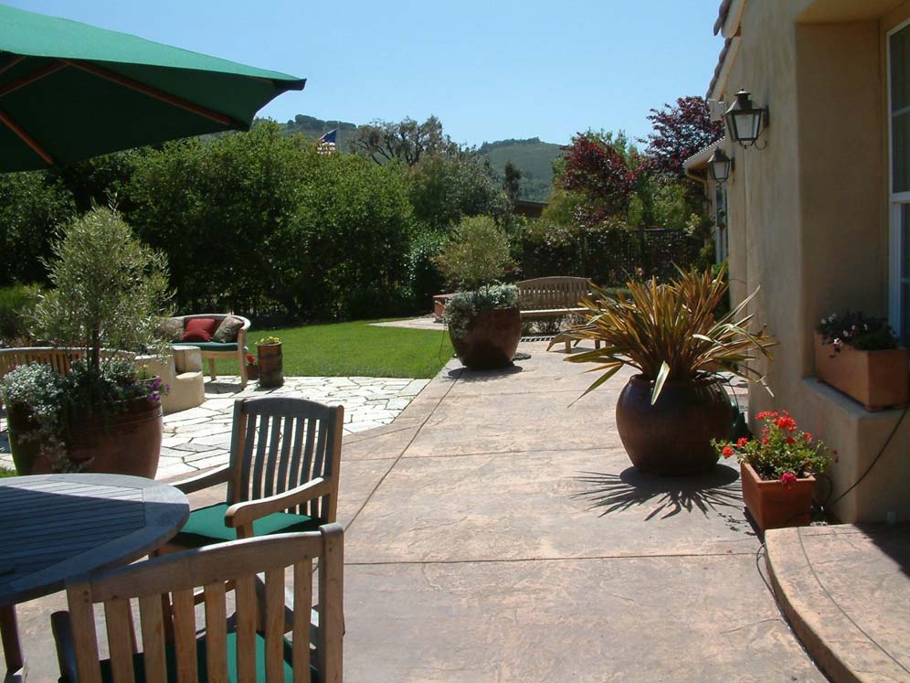 Urns on the Patio