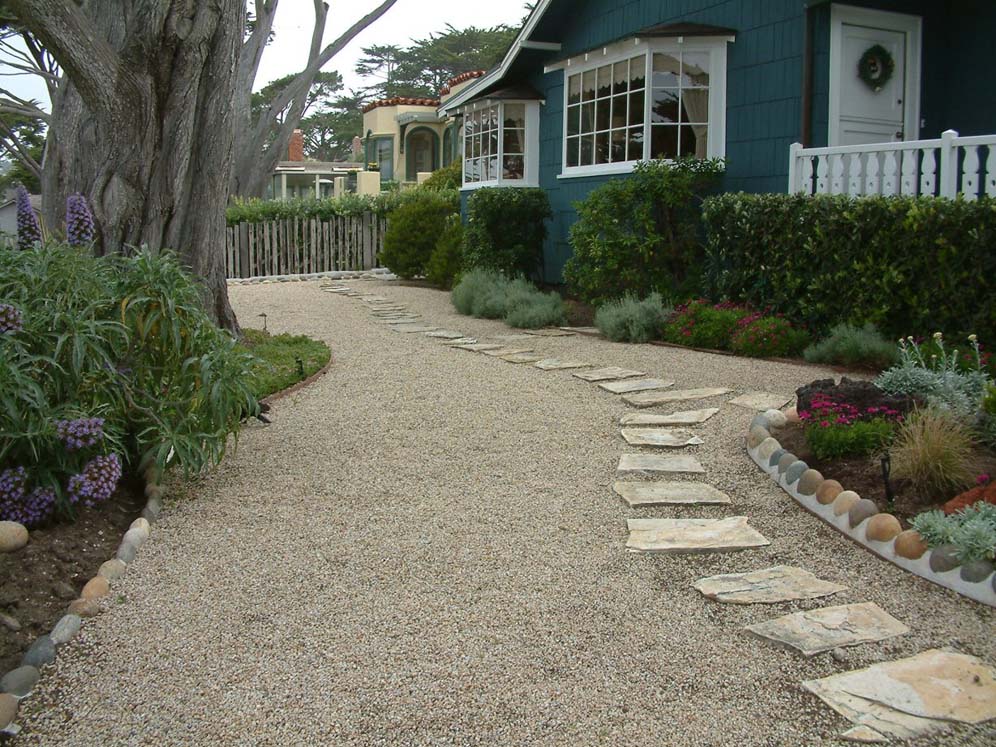 Gravel and Stepping Stone Path