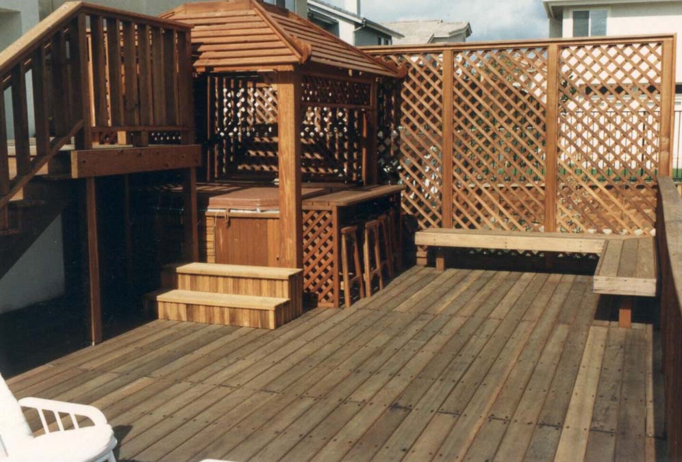 Deck and Lattice Work