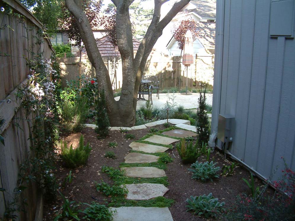 Shaded Stepping Pavers