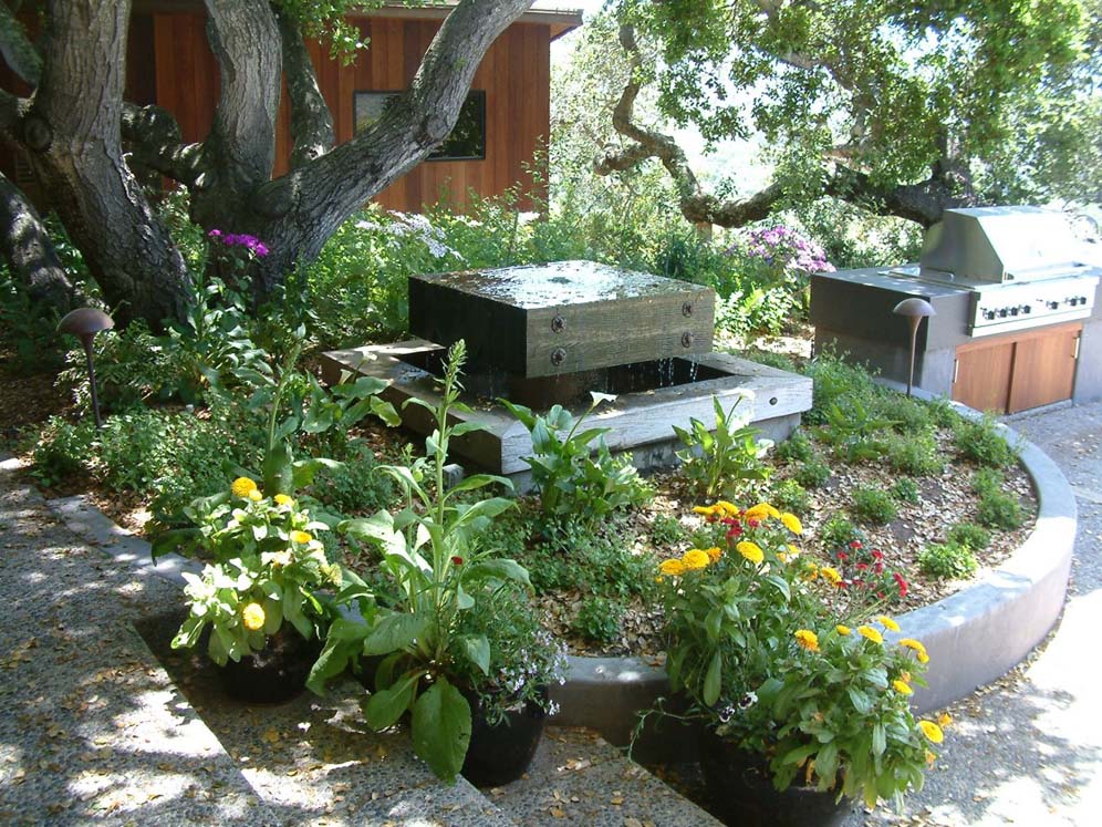 Geometric Water Feature