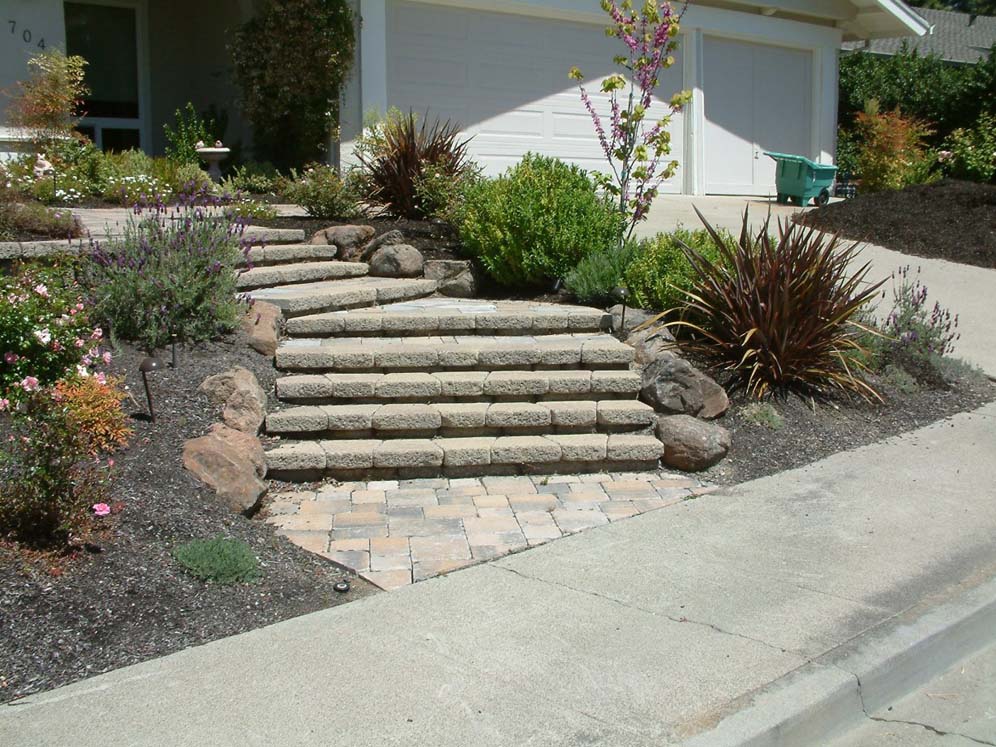 Beautiful Bricked Steps