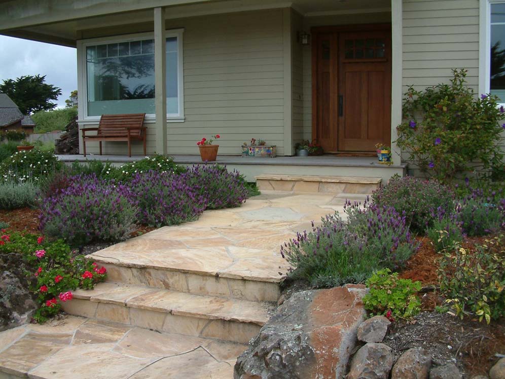 Flagstone Path to Front Door