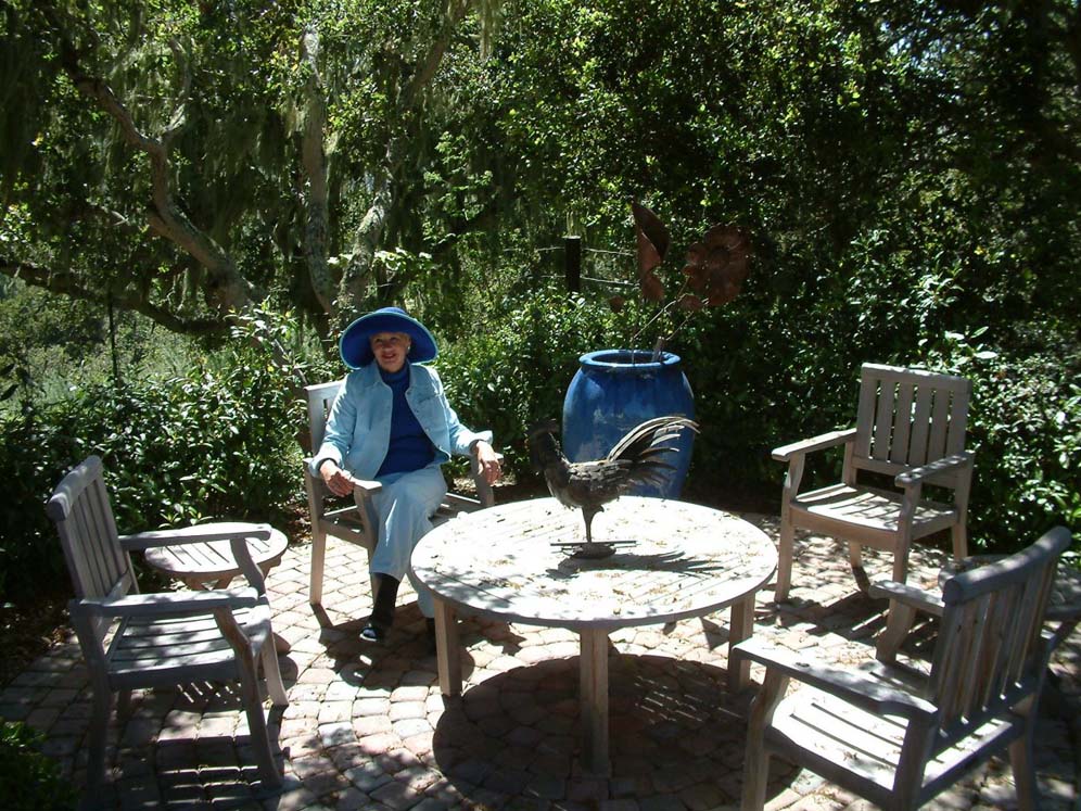 Sitting in the Patio