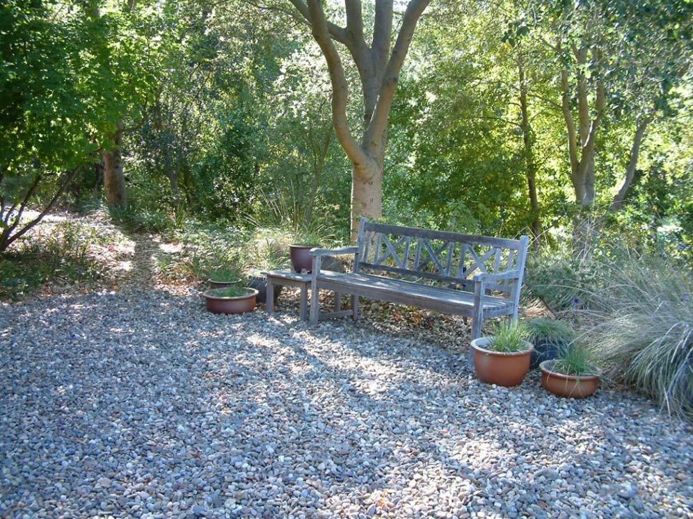 Crunchy Gravel and Bench